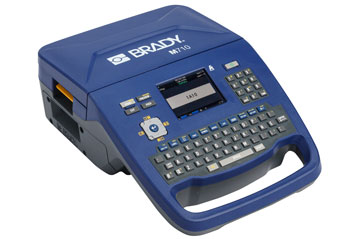 A Brady M710 portable label printer.