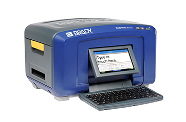 A Brady S3700 sign and label printer.